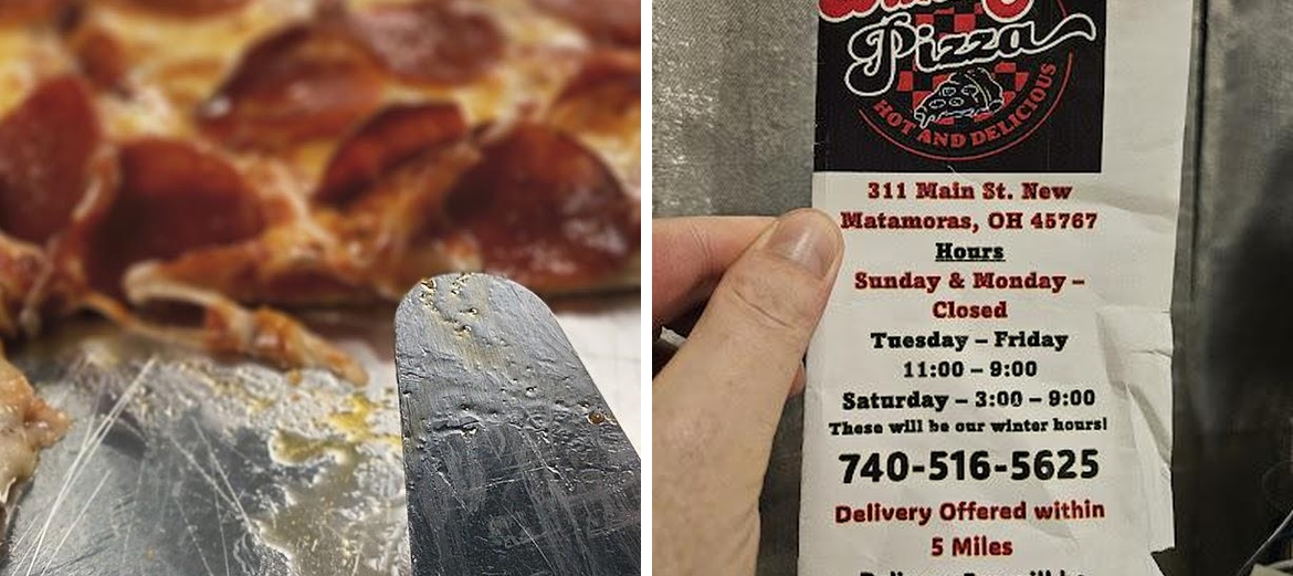 Dunns pizza Menu
